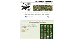 Desktop Screenshot of japanesemaples.com